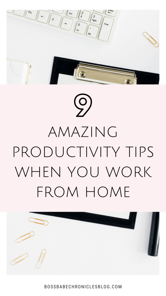 Working From Home Tips